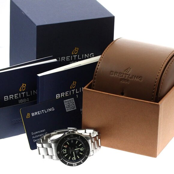 BREITLING Super Ocean 42 A17366 Date black Dial Automatic Men's Watch - Picture 4 of 12